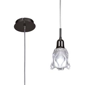 Amel Black Chrome Ceiling Lights Mantra Single Pendant